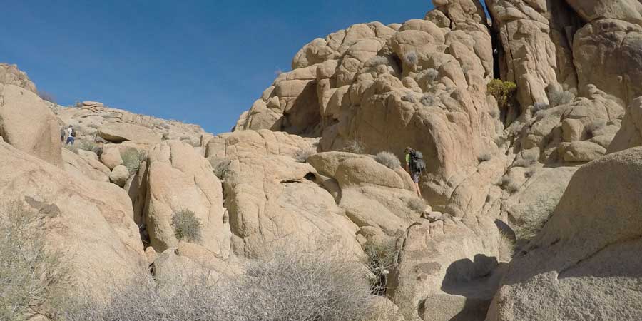 3rd Class Scramble up Mastodon Peak