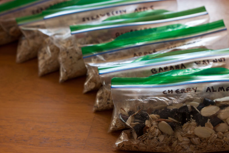 oatmeal packets