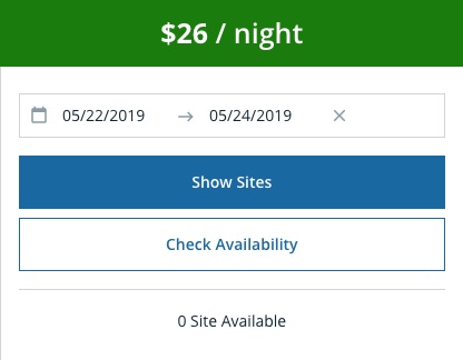 Enter your arrival and departure dates