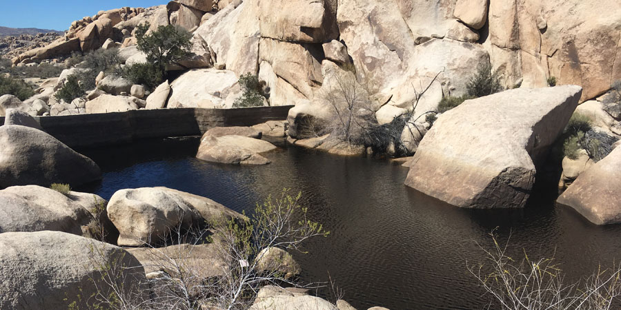 Barker Dam - Full of water