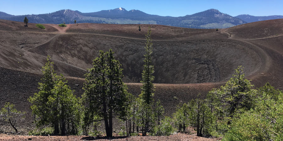 Views from the rim of Cinder Cone